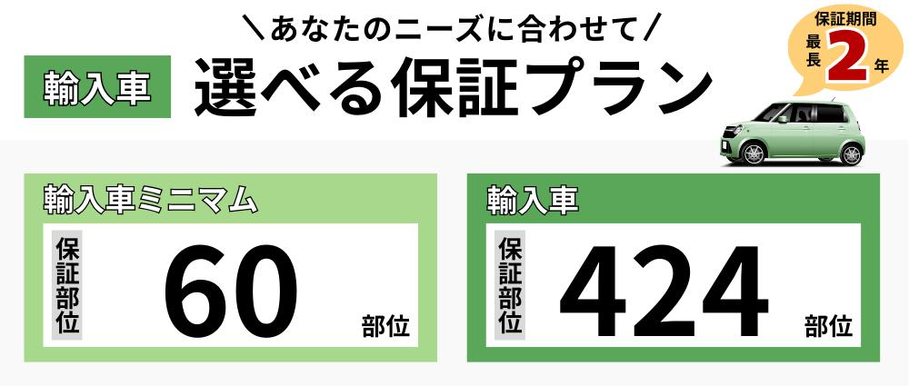 輸入車 選べる保証プラン